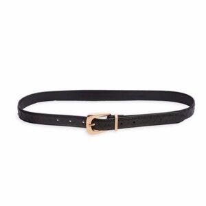 ALLSAINTS Snake Embossed Leather Belt